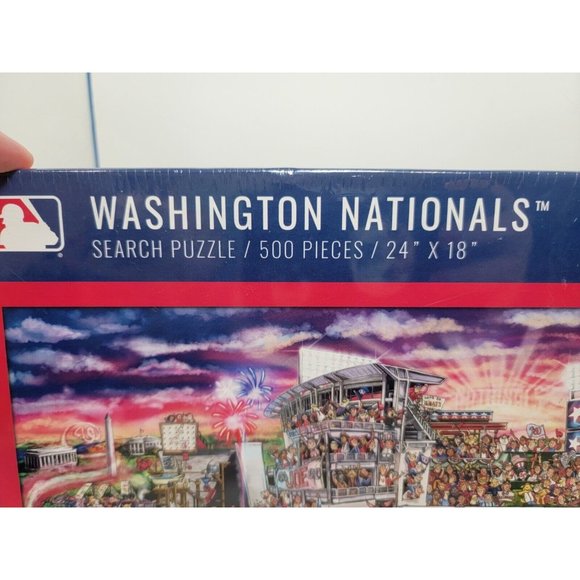 MLB Washington Nationals Can You Find Joe Puzzle Baseball 500‎ piece puzzle New - Picture 2 of 7